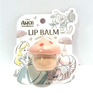 Disney Alice In Wonderland Raspberry Scented Mushroom Lip Balm New/ Easter Baskt